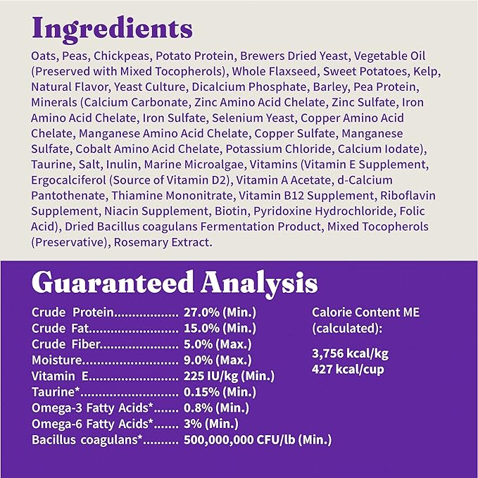 Halo Holistic Plant-Based Recipe with Kelp, Complete Digestive Health, Vegan Dry Dog Food Bag, Adult Formula, 10-lb Bag