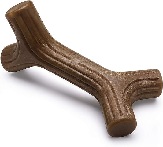 Benebone Bacon Stick Durable Dog Chew Toy for Aggressive Chewers, Real Bacon, Made in USA, Giant
