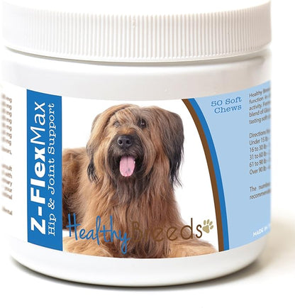 Healthy Breeds Briard Z-Flex Max Hip and Joint Soft Chews 50 Count