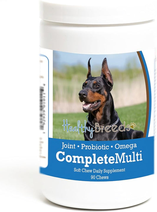 Healthy Breeds Doberman Pinscher All in One Multivitamin Soft Chew 90 Count