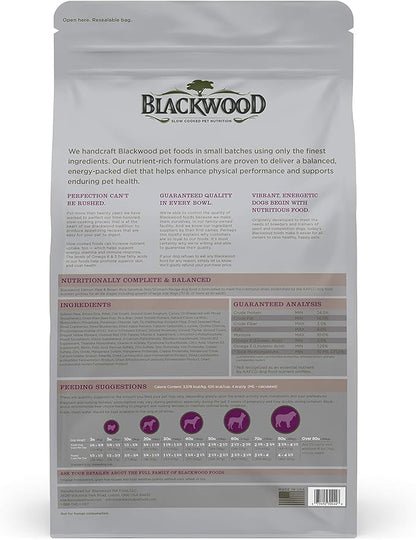 Blackwood Special Diet All Life Stages Dry Dog Food, 15Lb., Salmon Meal & Brown Rice Recipe, Sensitive Skin and Stomach, Grain Free Dog Food