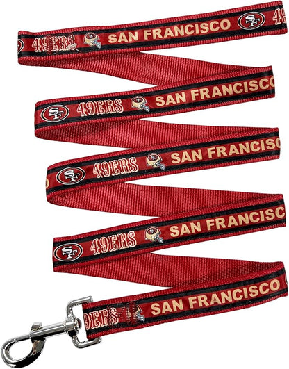NFL PET Leash San Francisco 49ers Dog Leash, Small Football Team Leash for Dogs & Cats. A Shiny & Colorful Cat Leash & Dog Leash Licensed by The NFL