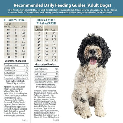 JustFoodForDogs Frozen Fresh Dog Food Sampler Human Grade Dog Food Variety Box, Complete Meal or Dog Food Topper, 18 oz (Pack of 7)