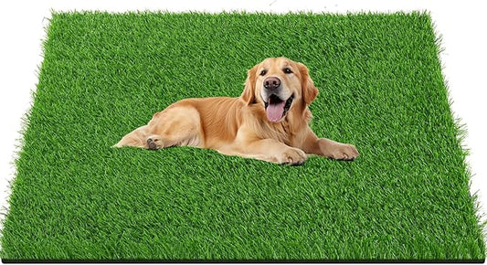 LOOBANI 59in x 39.5in Grass Pad for Dogs Potty Training Excellent Drainage Artificial Grass Pee Pad for Dogs Turf Fake Grass Potty Easy to Clean Indoor Outdoor