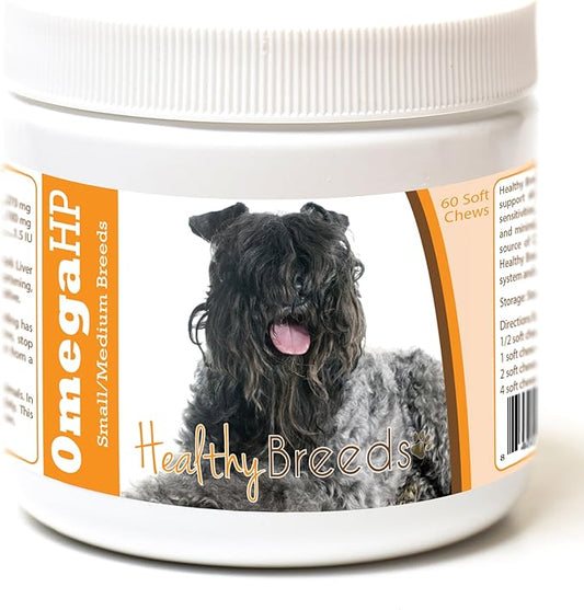 Healthy Breeds Kerry Blue Terrier Omega HP Fatty Acid Skin and Coat Support Soft Chews 60 Count