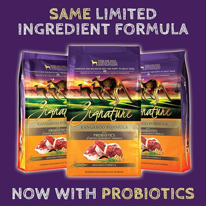 Zignature Kangaroo Limited Ingredient Formula Dry Dog Food 4lb