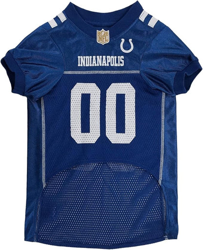 NFL Indianapolis Colts Dog Jersey, Size: Medium. Best Football Jersey Costume for Dogs & Cats. Licensed Jersey Shirt