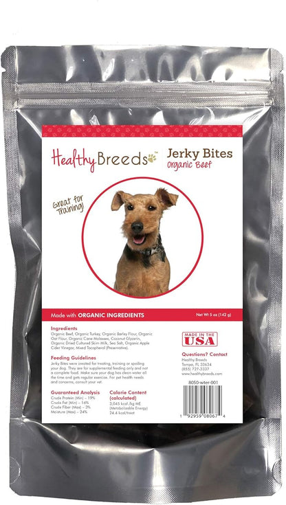 Healthy Breeds Welsh Terrier Jerky Bites Beef Recipe Dog Treats 5 oz