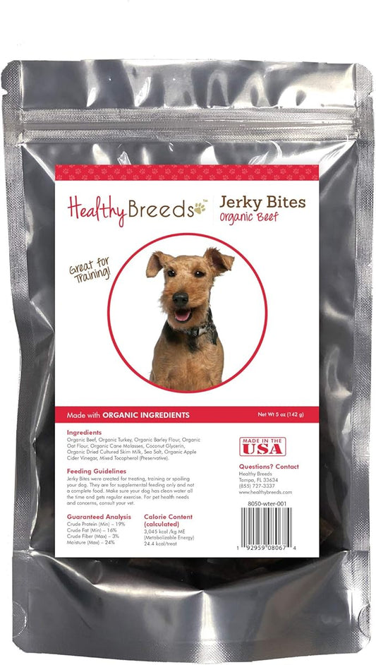 Healthy Breeds Welsh Terrier Jerky Bites Beef Recipe Dog Treats 5 oz