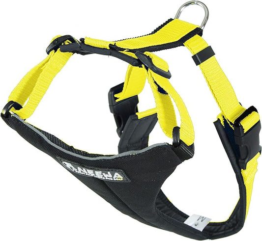 Neewa Dog Running Harness, Dog Hiking Harness (X-Large, Yellow), Reflective Dog Harness, Dog Mushing Harness, Pitbull Harness, Husky Harness