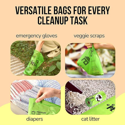 Pet N Pet 720 Counts, Unscented Dog Poop Bags Rolls, 38% Plant Based & 62% PE Poop Bags For Dogs, 48 Rolls Doggie Poop Bags with Dispenser, Extra Thick Pet Waste Bags, Puppy Poop Bags, Dog Trash Bags