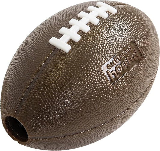 Outward Hound Sport Ballz Football Treat-Dispensing Fetch Ball Dog Toy