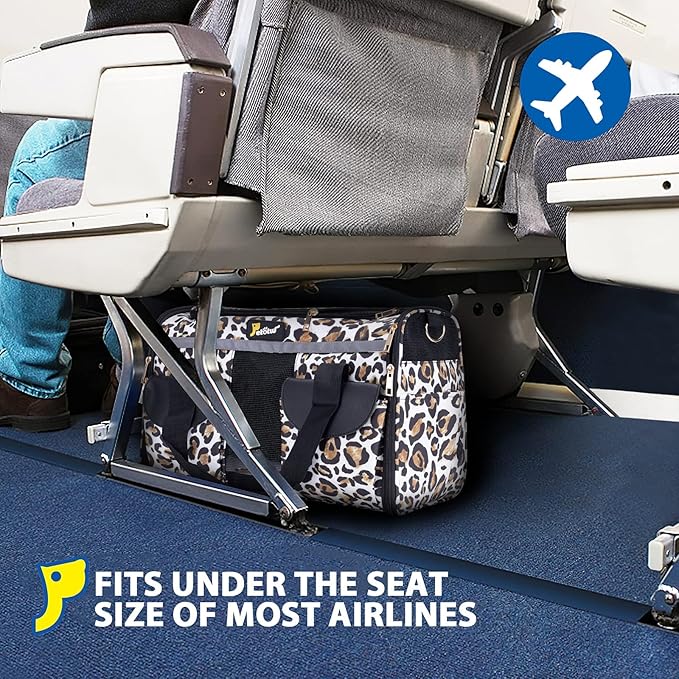 Pet Carrier Cat Carrier for Small Dogs, Dog Carrier, Cat Kennel, Airline Approved Dog Cat Pet Travel Carrier, Soft- Sided Pet Travel Carrier for Cats Dogs, Portable Foldable Pet Bag (Small)