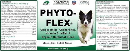 Dogzymes Phyto Flex - Glucosamine, Chondroitin, MSM and Hyaluronic Acid… (8 ounce)