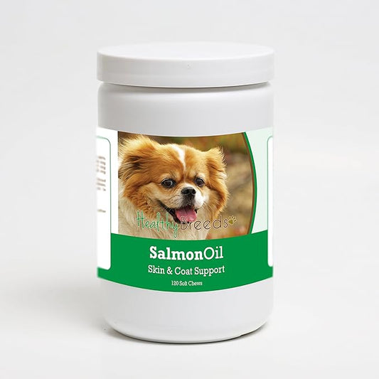 Healthy Breeds Tibetan Spaniel Salmon Oil Soft Chews 120 Count