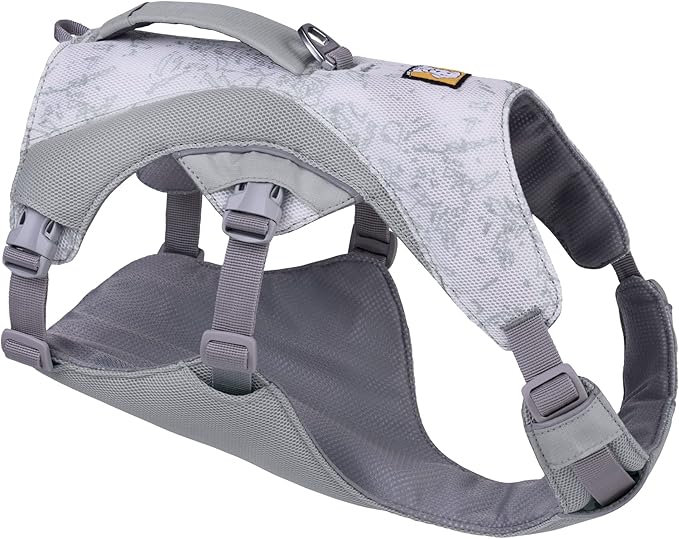 Ruffwear, Swamp Cooler Dog Harness, Lightweight with Evaporative Cooling for Hot Weather, Graphite Gray, Large/X-Large