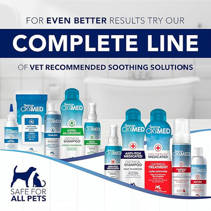 TropiClean Oxymed Paw Pad Cat & Dog Lotion for Dry Skin | Allover Skin Soother for Dogs & Cats | 4 oz