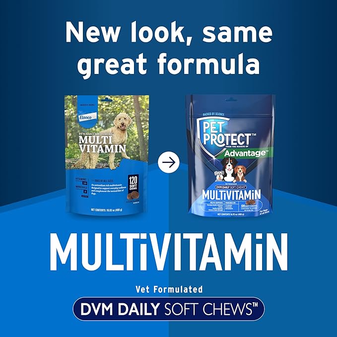 Elanco Daily Multi Vitamin Soft Chews for dogs, 120 soft chews
