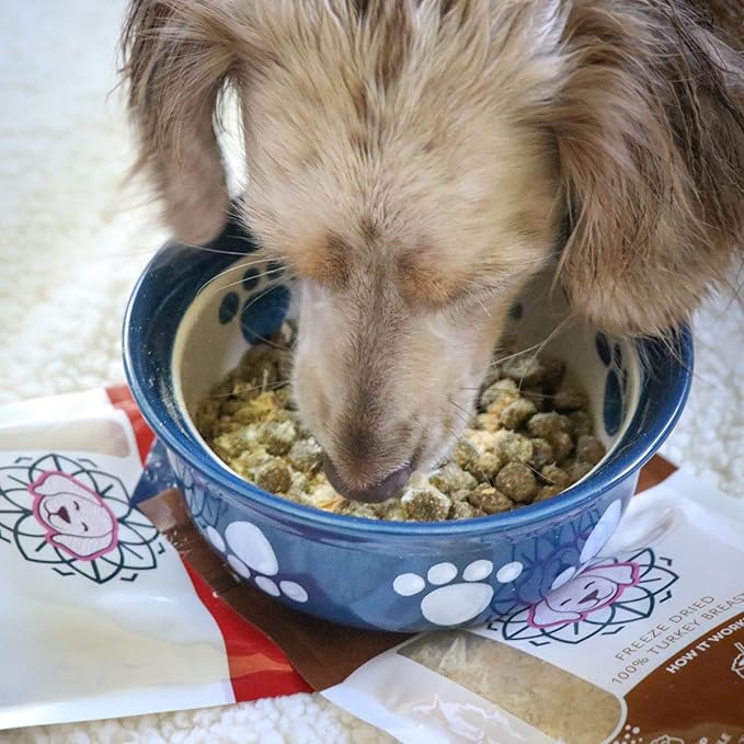 HOLI Rabbit Single Ingredient Dog Food Protein Topper - Made in USA – Human-Grade Freeze Dried Dog Food Mix in Topping – Grain Free, Gluten Free – 100% All Natural - 4oz
