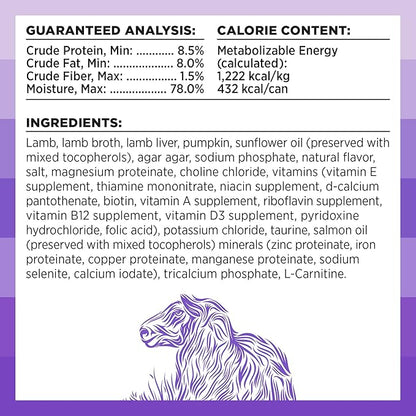 BIXBI Rawbble Grain-Free Canned Wet Dog Food, Lamb Recipe, 12.5 oz. Cans (Pack of 12)