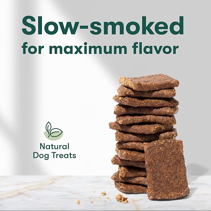 Jinx Tenders Soft Jerky Natural Dog Treats - Made with Slow-Smoked Real Beef & Liver, No Fillers, Low-Calorie - for Puppies, Adult, and Senior Dogs, 5 oz. Bags, 6-Pack - Beef