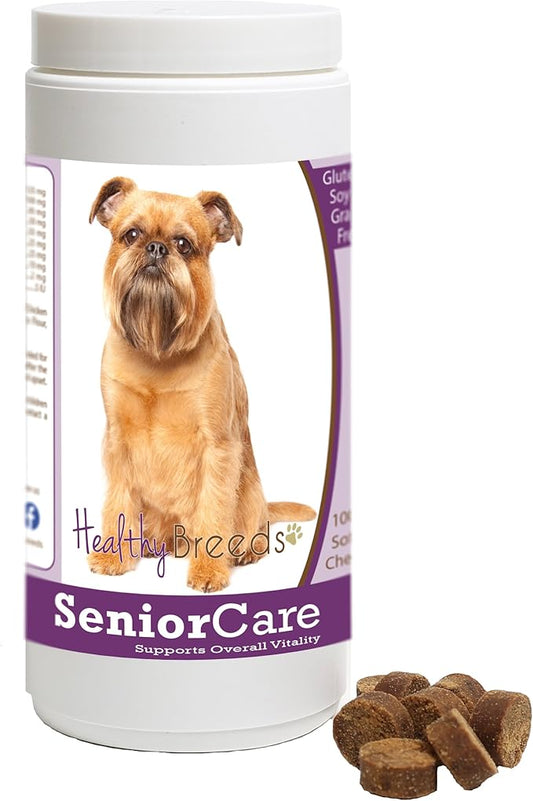 Healthy Breeds Brussels Griffon Senior Dog Care Soft Chews 100 Count