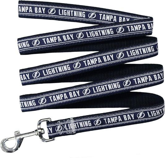 Pets First NHL Tampa Bay Lightning Leash for Dogs & Cats, Large. - Walk Cute & Stylish! The Ultimate Hockey Fan Leash!, 6 ft Long x 1 in Width, LTG-3031-LG