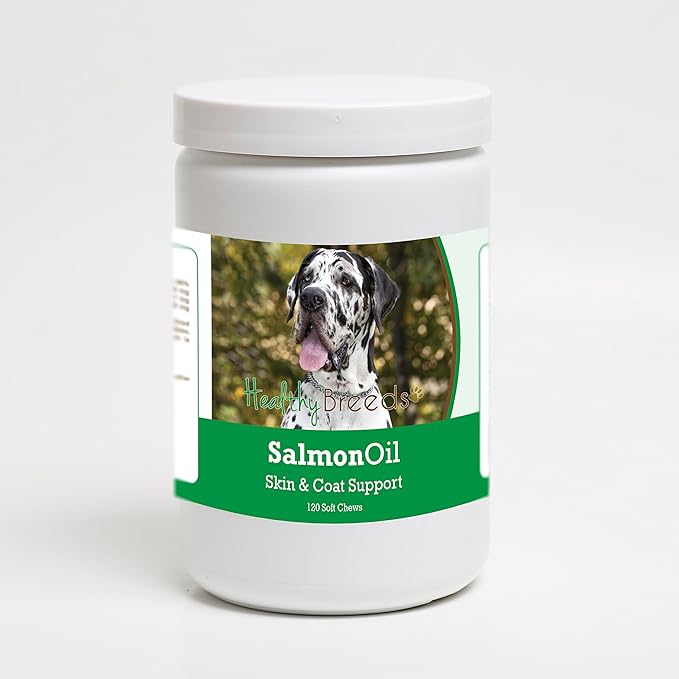 Healthy Breeds Great Dane Salmon Oil Soft Chews 120 Count