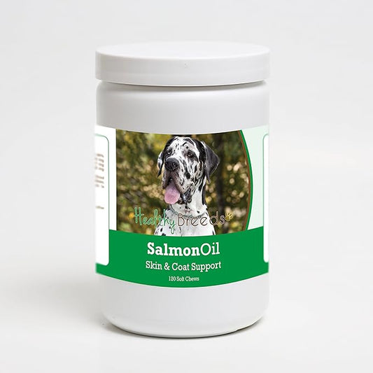 Healthy Breeds Great Dane Salmon Oil Soft Chews 120 Count