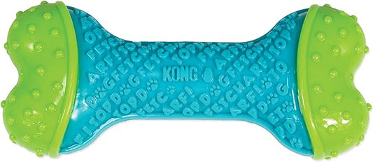 KONG CoreStrength Bone - Dog Dental Chew Toy - Durable, Multi-Layered Dog Toy for Enrichment Play & Dental Care - with Textured Body for Teeth Cleaning - for Small/Medium Dogs
