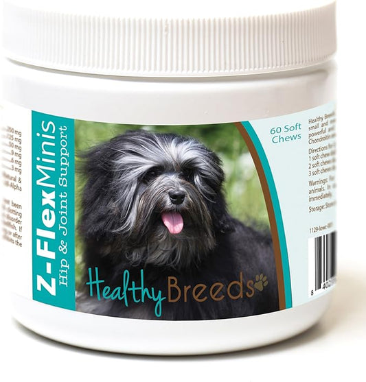 Healthy Breeds Lowchen Z-Flex Minis Hip and Joint Support Soft Chews 60 Count