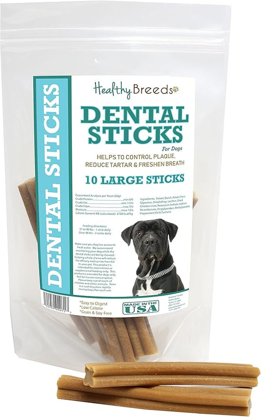 Healthy Breeds Cane Corso Dental Sticks Large 10 Count