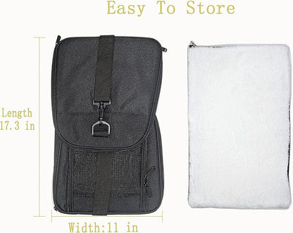 Soft Sided Carrier for Small Medium Cats Dogs,TSA Airline Approved Collapsible Travel Pet Carrier Medium Grey