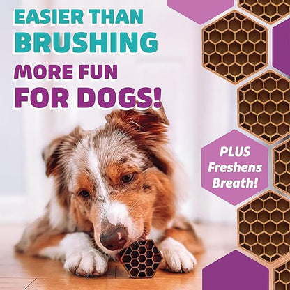Dental Treats for Dogs | Vet VOHC Approved | Yummy Dog Treats for Teeth Cleaning | Shape to Scrape Tartar | Chicken Protein | Dental Dog Treats for Extra Large Dogs (24oz, 12 Count)
