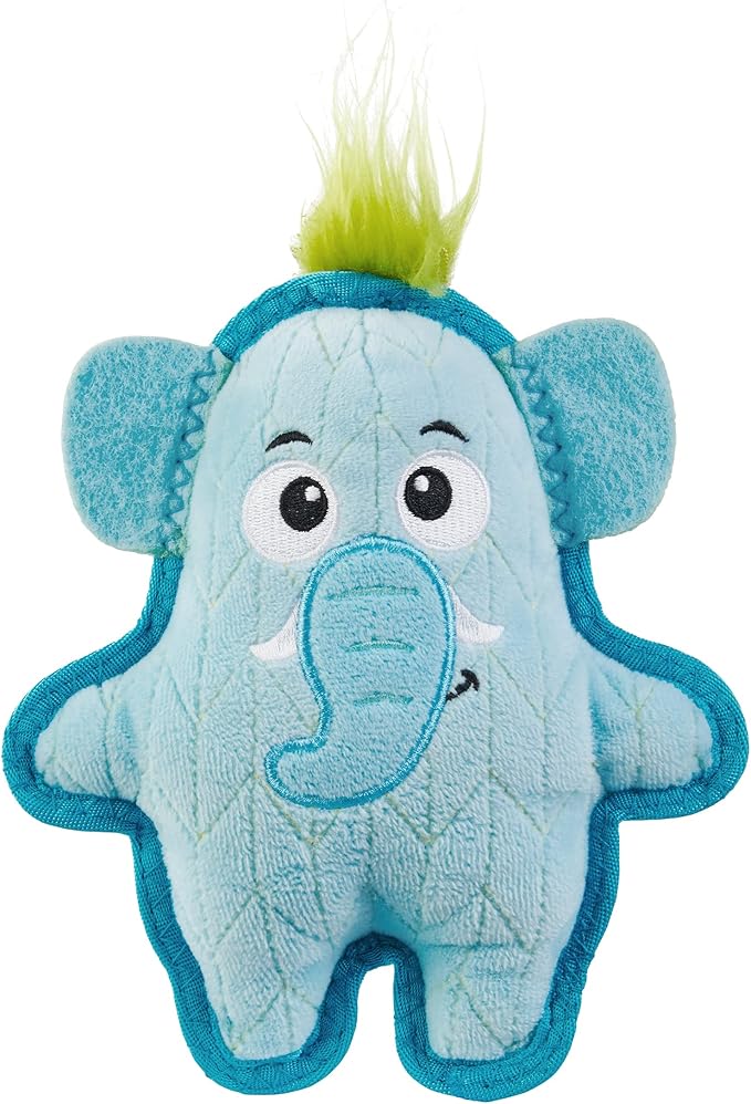 Outward Hound Xtreme Seamz Elephant Squeaky Durable Dog Toy
