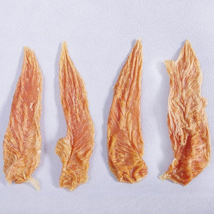 Dog Treats Chicken Jerky for Dogs, Grain Free Snacks Natural Ingredients Long-Lasting Dog Chews Chicken Breast Tenders 8oz