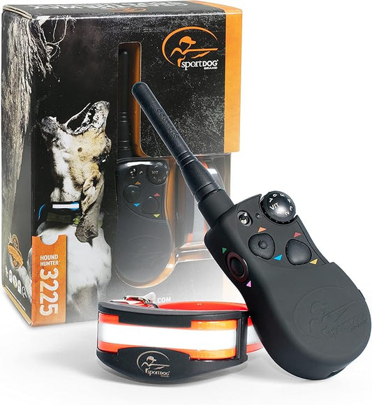 SportDOG Brand HoundHunter 3225 Remote Trainer - 2 Mile Range - Rechargeable, Waterproof Multi Dog Training Collar with Tone, Vibration, and Static