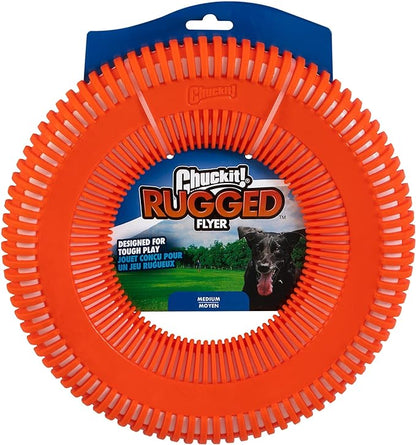 Chuckit! Rugged Flyer Dog Toy, Medium, Assorted Colors