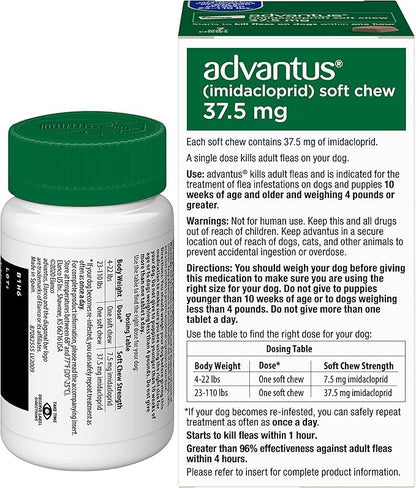 Dog Advantus Chewable Flea Treatment for Dogs 23 - 110 lbs. | 7 ct.