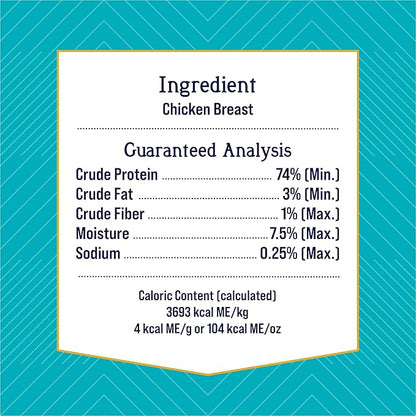 Stewart Freeze Dried Dog Treats, Chicken Breast, 11.5 oz, Grain Free & Gluten Free, Resealable Tub, Single Ingredient, training treat in Beef Liver, Salmon, Chicken Liver & Chicken Breast 4, 14, 21 oz