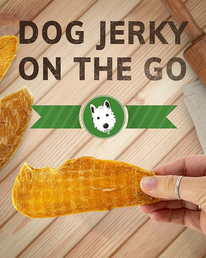 Wiley's Turkey Jerky Pet Treats | Grain Free Dog Jerky Treats Made in USA | All Natural Pet Treats for Dogs | Turkey Dog Treats (Turkey, 16 oz. bag)