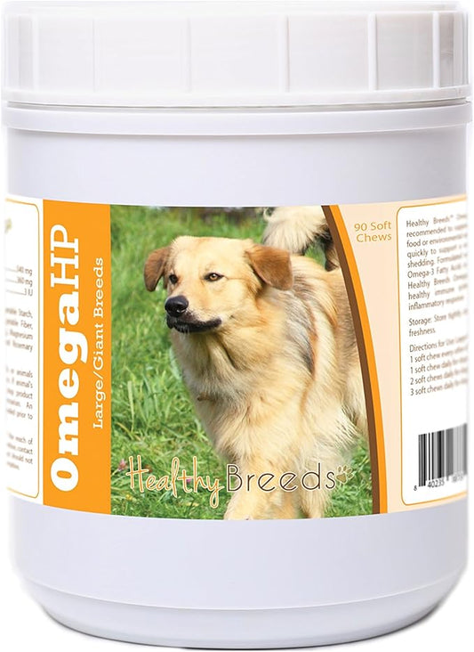 Healthy Breeds Chinook Omega HP Fatty Acid Skin and Coat Support Soft Chews 90 Count