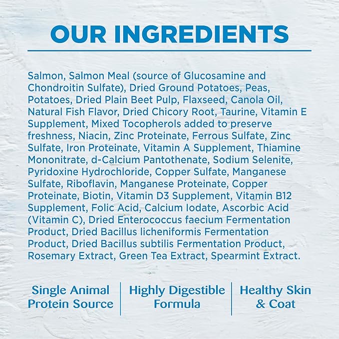 Wellness Natural Pet Food Simple Natural Limited-Ingredient Grain-Free Dry Dog Food, Easy to Digest for Sensitive Stomachs, Supports Skin & Coat (Healthy Weight, Salmon and Peas, 24-Pound Bag)