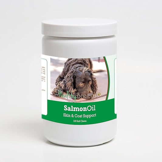 Healthy Breeds American Water Spaniel Salmon Oil Soft Chews 120 Count