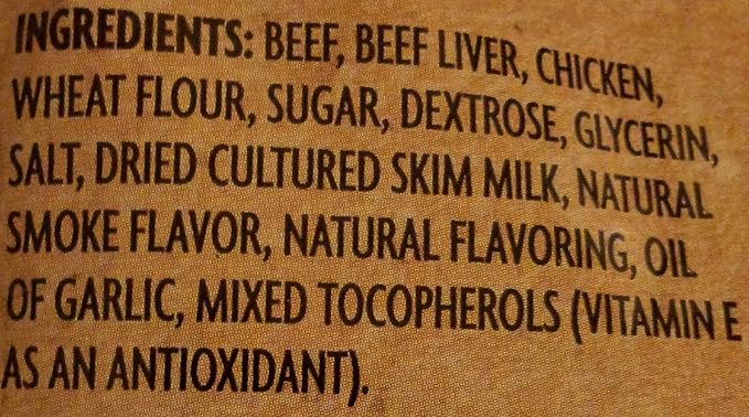 Trader Joe's Puppy and Dog Jerky Stick Treats with Natural Ingredients Bundle - 1 Bag Beef Recipe & 1 Bag Real Chicken Flavor Recipe (6 Oz. Per Bag)