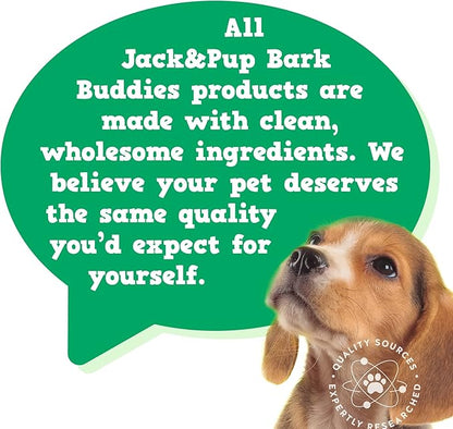 Jack&Pup Dog Allergy Chews - Bark Buddies Aller-Care Soft Chew Bites Itch Relief for Dogs & Allergy Support for Dogs - Dog Immune Supplement, Dog Skin Allergies Treatment and Anti Itch for Dogs 60ct