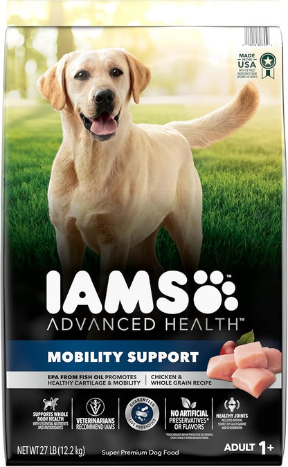 Advanced Health Mobility Support Chicken and Whole Grain Recipe Adult Dry Dog Food, 27 lb. Bag