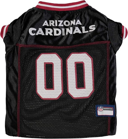 NFL Arizona Cardinals Dog Jersey, Size: X-Large. Best Football Jersey Costume for Dogs & Cats. Licensed Jersey Shirt