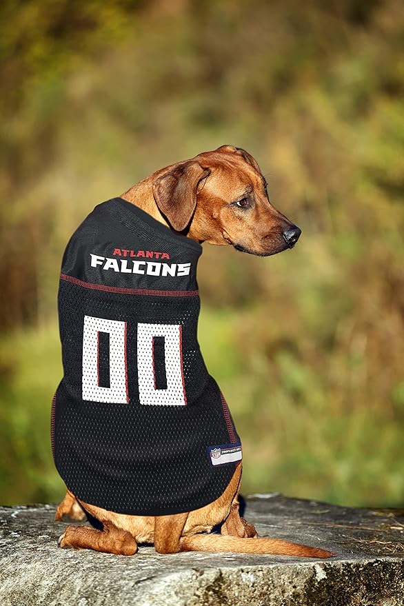 NFL Atlanta Falcons Dog Jersey, Size: XX-Large. Best Football Jersey Costume for Dogs & Cats. Licensed Jersey Shirt