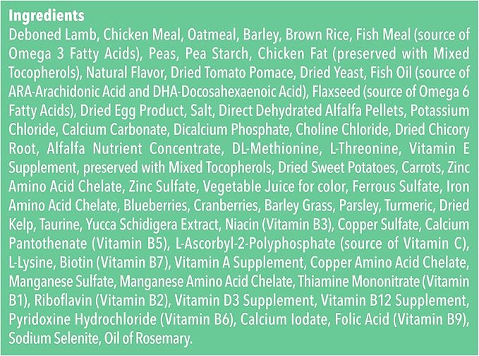 Blue Buffalo Life Protection Formula Natural Puppy Dry Dog Food, Lamb and Oatmeal 34-lb